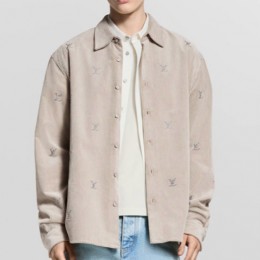 [가격문의][홍콩명품.LOUIS VUITTON] 루이비통 26SS 로고 LV 블라종 엠벨리시드 롱 슬리브드 코듀로이 셔츠 1AIKBP, BM24503, YS, 레플리카의류,미러급사이트