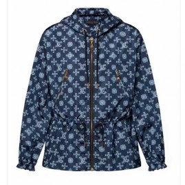 [가격문의][홍콩명품.LOUIS VUITTON] 루이비통 26SS 로고 여성 모노그램 후드 바람막이 자켓 (블루), BM24528, MC, 레플리카의류,미러급사이트