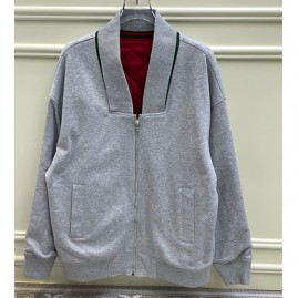 [가격문의][홍콩명품.Gucci] 구찌 26SS 로고 여성 솜패딩 V넥 집업 자켓 (그레이), BM24539, MC, 레플리카의류,미러급사이트