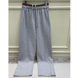 [가격문의][홍콩명품.Gucci] 구찌 26SS 로고 여성 오버핏 조거 팬츠 바지 (그레이), BM24540, MC, 레플리카의류,미러급사이트