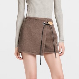 [가격문의][홍콩명품.LOUIS VUITTON] 루이비통 26SS 로고 여성 캐시미어 미니 스커트 1AJEL1 (브라운), BM24541, MC, 레플리카의류,미러급사이트