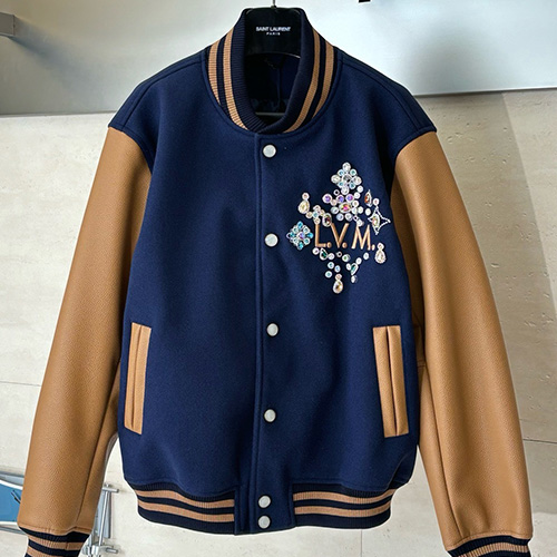 [홍콩명품.LOUIS VUITTON] 루이비통 26SS 로고 캐시미어 레이어드 바시티 자켓 1AJVKS, BM24560, KK, 레플리카의류,미러급사이트