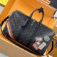 [가격문의][홍콩명품.LOUIS VUITTON] 루이비통 26SS 로고 모노그램 삭 키폴 45 몬 반둘리에 크로스백 캐리어 여행가방 P01949 (블랙), BGM5666, BDA, 홍콩명품가방,명품쇼핑몰,크로스백,핸드백,구매대행