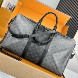 [홍콩명품.LOUIS VUITTON] 루이비통 26SS 로고 모노그램 이클립스 캔버스 50 반둘리에 크로스백 캐리어 여행가방 M45392 (그레이), BGM5675, BDA, 홍콩명품가방,명품쇼핑몰,크로스백,핸드백,구매대행