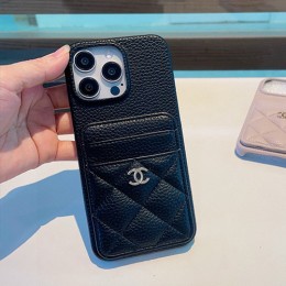 [홍콩명품.CHANEL] 샤넬 26SS 로고 아이폰 레더 가죽 핸드폰 케이스 월렛 커버 (2컬러), ET3315, NNT, 홍콩명품의류,구매대행,온라인명품