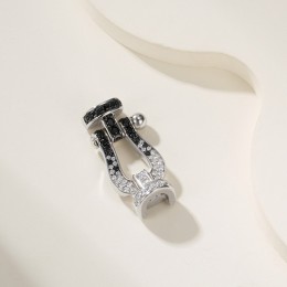 [홍콩명품.FRED] 프레드 26SS 로고 Force 10 다이아 장식 라지 팔찌, ET3373, NNT, 명품레플리카 모자 캡 남자여자