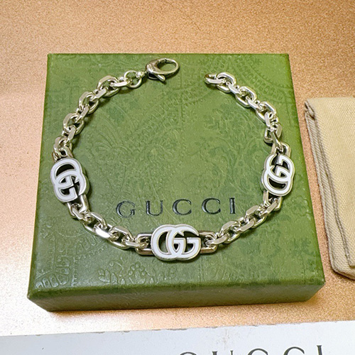 [홍콩명품.Gucci] 구찌 26SS 로고 실버 팔찌, ET3389, NNT, 명품레플리카 모자 캡 남자여자