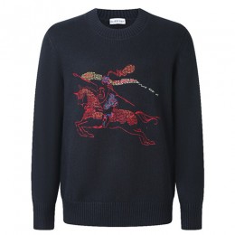 [홍콩명품.Burberry] 버버리 26SS 로고 니트 스웨터 (블랙), BM24622, KK, 레플리카의류,미러급사이트