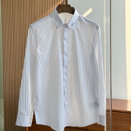 [홍콩명품,Christian Dior] 디올 26SS 로고 오블리크 남방 셔츠 (화이트), BM24686, 레플리카의류,미러급사이트