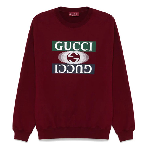 [홍콩명품.Gucci] 구찌 26SS 로고 프린트 맨투맨 티셔츠 (2컬러), BM24700, 레플리카의류,미러급사이트