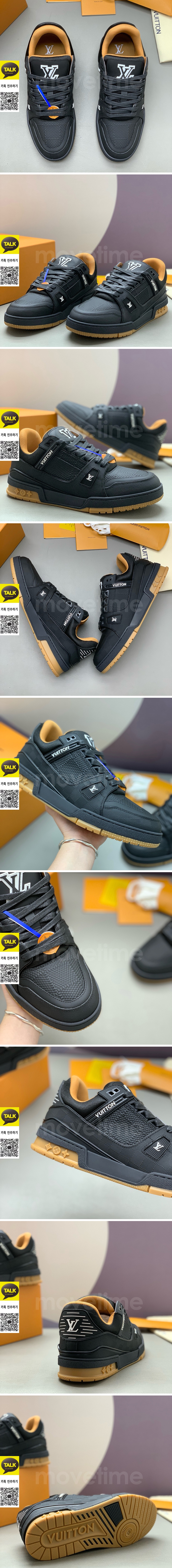 [가격문의][홍콩명품.LOUIS VUITTON] 루이비통 26SS 로고 남여 다미에 트레이너 스니커즈 운동화 (블랙), SE6096, PMD, 명품스니커즈,운동화,구두,로퍼,하이탑,신발