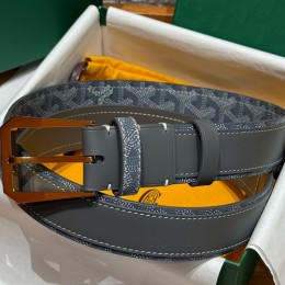[홍콩명품,GOYARD] 고야드 26SS 로고 FLORIDA 그레이 레더 가죽 벨트 (4컬러), 4.0cm, BT1521, X1, 명품레플리카,인터넷쇼핑몰,남자명품,해외직구