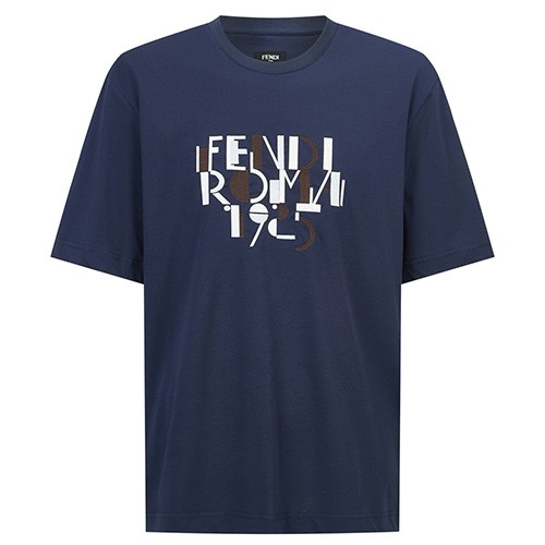 [홍콩명품,FENDI] 펜디 26SS 로고 그래픽 자수 반팔 티셔츠 (2컬러), BM24733, JL, 레플리카의류,미러급사이트