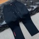 [홍콩명품,PRADA] 프라다 26SS 로고 자수 조거 팬츠 바지 (네이비), BM24747, 레플리카의류,미러급사이트