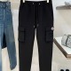 [홍콩명품.MONCLER] 몽클레어 26SS 로고 조거 팬츠 바지 (블랙), BM24750, 레플리카의류,미러급사이트