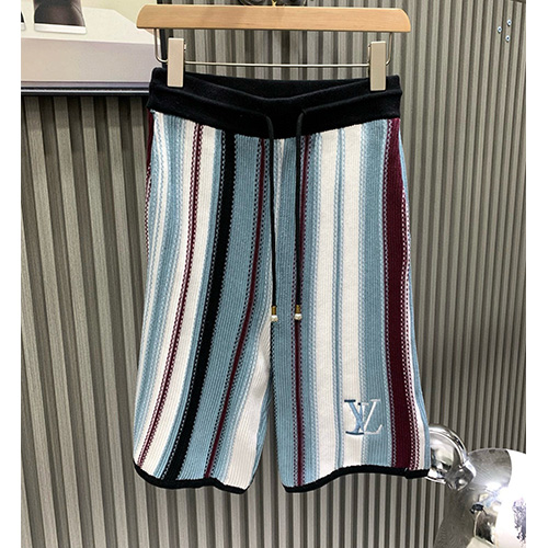 [홍콩명품.LOUIS VUITTON] 루이비통 26SS 로고 자수 미디 쇼츠 반바지, BM24795, S1F, 레플리카의류,미러급사이트