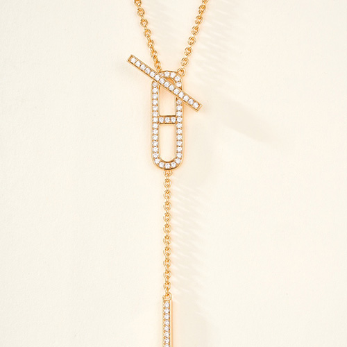 [홍콩명품.Hermes] 에르메스 26SS 로고 Ever Chaine D\'Ancre 다이아 장식 목걸이 (2컬러), ET3439, 홍콩명품의류,구매대행,온라인명품