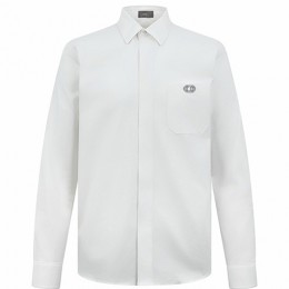 [홍콩명품,Christian Dior] 디올 26SS 로고 CD 자수 남방 셔츠 (화이트), BM24798, KK, 레플리카의류,미러급사이트