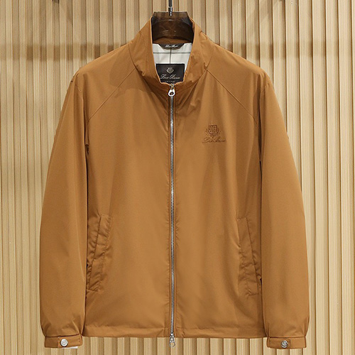 [홍콩명품.Loro Piana] 로로피아나 26SS 로고 자수 터틀넥 바람막이 자켓 (2컬러), BM24857, KSM, 레플리카의류,미러급사이트
