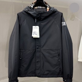 [홍콩명품.Burberry] 버버리 26SS 로고 후드 바람막이 자켓 (블랙), BM24877, KSM, 레플리카의류,미러급사이트