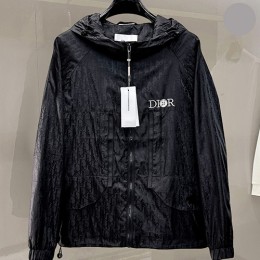 [홍콩명품,Christian Dior] 디올 26SS 로고 오블리크 후드 바람막이 자켓 (블랙), BM24882, KSM, 레플리카의류,미러급사이트