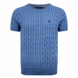 [가격문의][홍콩명품,Ralph Lauren Polo] 폴로 랄프로렌 26SS 로고 니트 반팔 티셔츠 (2컬러), BM24917, KK, 레플리카의류,미러급사이트