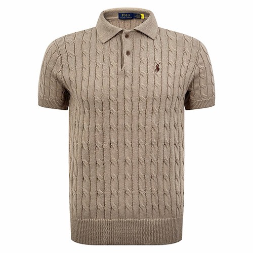 [홍콩명품,Ralph Lauren Polo] 폴로 랄프로렌 26SS 로고 카라 폴로 니트 반팔 티셔츠 (3컬러), BM24919, KK, 레플리카의류,미러급사이트