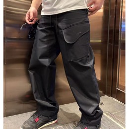 [가격문의][홍콩명품,Christian Dior] 디올 26SS 로고 울 카고 팬츠 바지 (블랙), BM24952, JL, 레플리카의류,미러급사이트