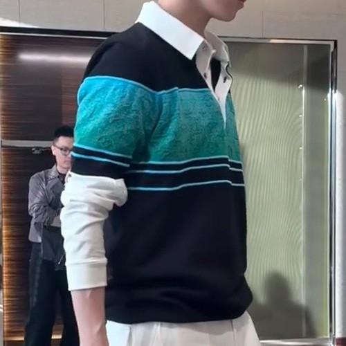 [홍콩명품.LOUIS VUITTON] 루이비통 26SS 로고 모노그램 카라 폴로 반팔 티셔츠 (2컬러), BM25155, XG, 무료배송