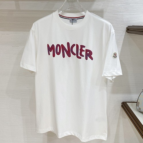 [홍콩명품.MONCLER] 몽클레어 26SS 로고 그래픽 반팔 티셔츠 (2컬러), BM25232, BR, 무료배송