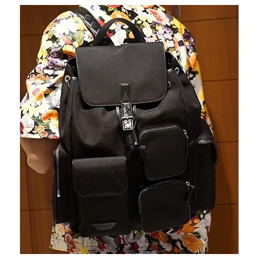 [홍콩명품.BOTTEGA VENETA] 보테가베네타 26SS 로고 Crossroahd 백팩 837377 (블랙), BGM5735, BDA, 무료배송