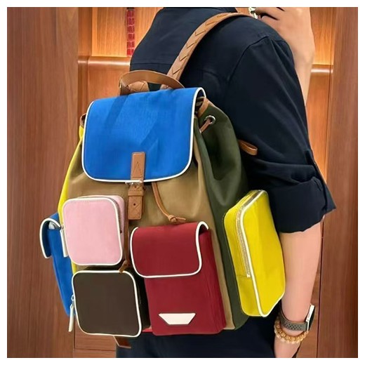 [홍콩명품.BOTTEGA VENETA] 보테가베네타 26SS 로고 Crossroahd 백팩 837377 (컬러플), BGM5736, BDA, 무료배송