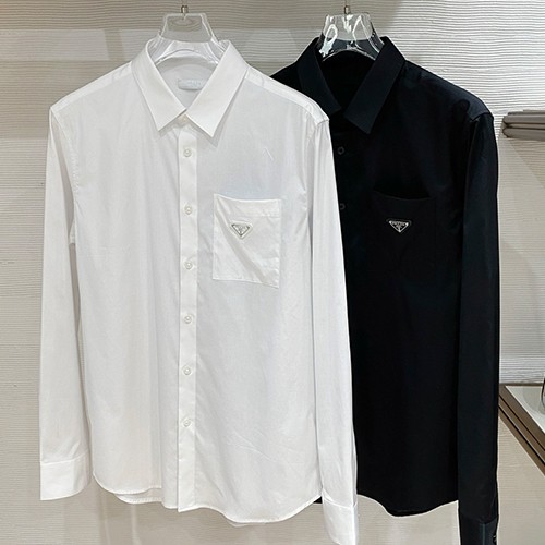 프라다 삼각로고 포플린 남방 셔츠 (2컬러) 26SS