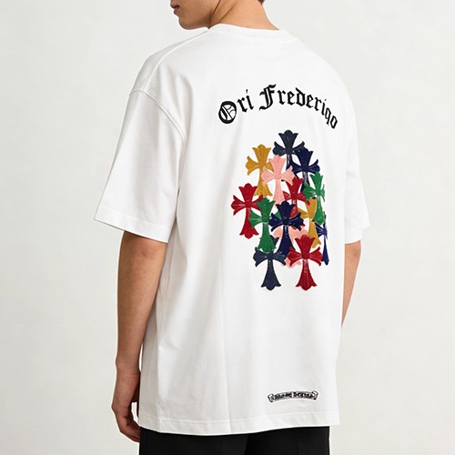 크롬하츠 로고 크로스 반팔 티셔츠 (2컬러) 26SS