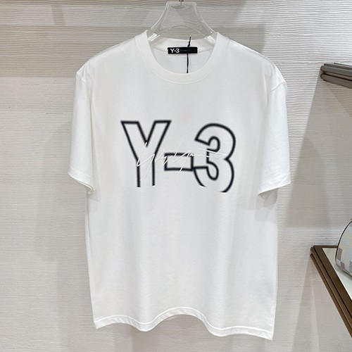 요지야마모토 로고 프린트 반팔 티셔츠 (2컬러) 26SS