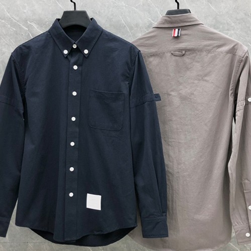 톰브라운 로고 울 남방 셔츠 (2컬러) 26SS