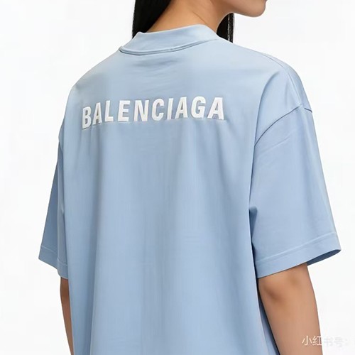 발렌시아가 로고 자수 반팔 티셔츠 (4컬러) 26SS