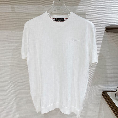 로로피아나 로고 니트 반팔 티셔츠 (2컬러) 26SS