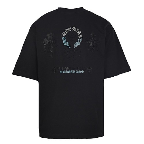 크롬하츠 로고 크로스 반팔 티셔츠 (2컬러) 26SS