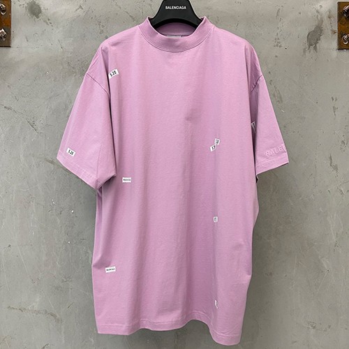발렌시아가 로고 테이핑 반팔 티셔츠 (2컬러) 26SS