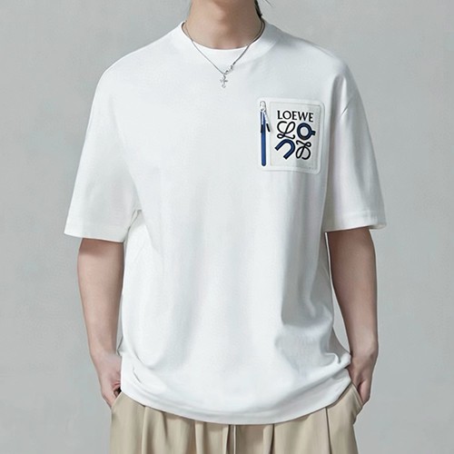 로에베 로고 포켓 반팔 티셔츠 (2컬러) 26SS