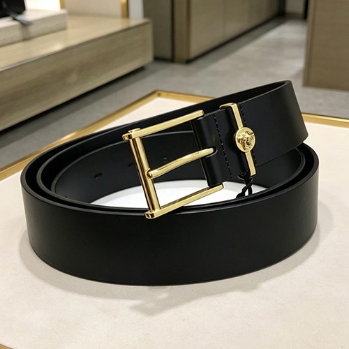 베르사체 로고 레더 가죽 3.5cm 벨트 (2컬러) 26SS