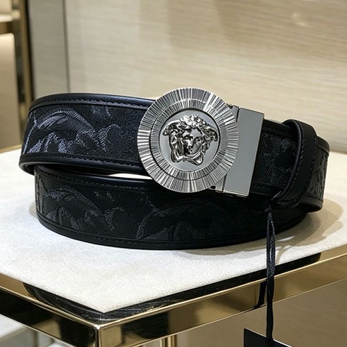 베르사체 로고 레더 가죽 3.8cm 벨트 (3컬러) 26SS