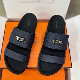 에르메스 KELLY 레더 가죽 슬리퍼 26SS
