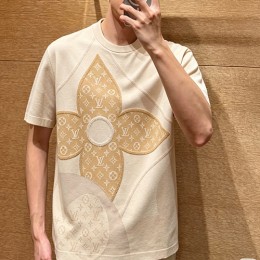 루이비통 모노그램 니트 반팔 티셔츠 26SS