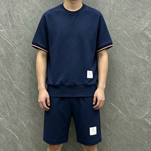 톰브라운 반팔 티셔츠 + 쇼츠 반바지 상하의 세트 26SS