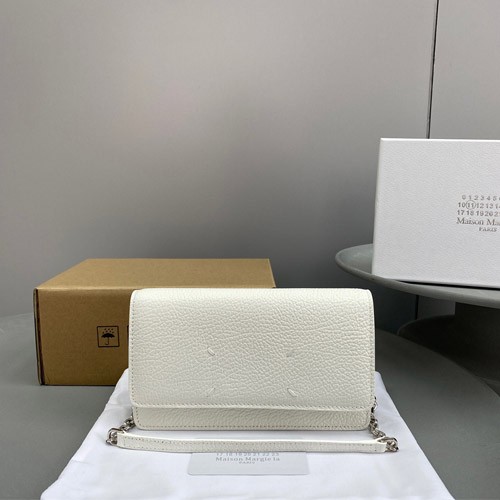 [홍콩명품.Maison Margiela] 메종마르지엘라 24SS 로고 여성 스티치 체인 크로스백 SA3UI0008 (화이트), BGM2832, 홍콩명품가방,명품쇼핑몰,크로스백,핸드백,구매대행,무브타임