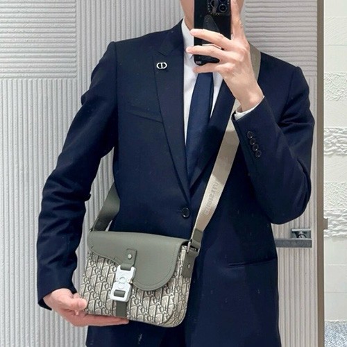 [홍콩명품,Christian Dior] 디올 24SS 로고 오블리크 자카드 메신저백 (카키), BGM3400, BDA, 홍콩명품가방,명품쇼핑몰,크로스백,핸드백,구매대행,무브타임