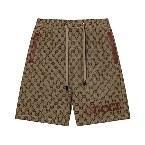 [홍콩명품.Gucci] 구찌 25SS 로고 GG수프림 울 쇼츠 반바지 (카라멜), BM19354, KK, 홍콩명품의류,구매대행,온라인명품