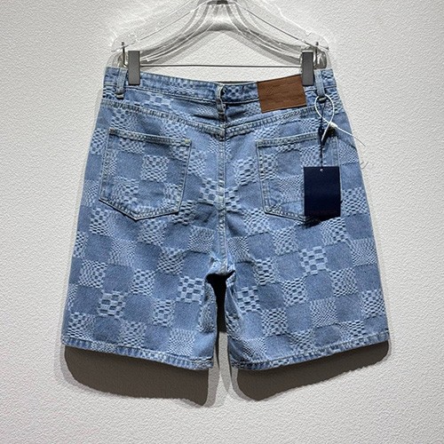 [홍콩명품.LOUIS VUITTON] 루이비통 25SS 로고 다미에 쇼츠 반바지, BM19828, KB, 홍콩명품의류,구매대행,온라인명품